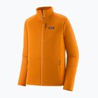 Men's fleece sweatshirt Patagonia R1 autumn orange