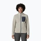 Women's fleece sweatshirt Patagonia R1 Air birch white