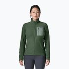 Women's fleece sweatshirt Patagonia R1 Air canopy green