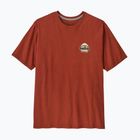 Men's T-shirt Patagonia Great Waves Responsibili-Tee rusty red