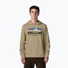Men's trekking sweatshirt Patagonia Fitz Roy Foothills Daily Hoody weathered stone