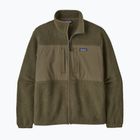 Men's fleece sweatshirt Patagonia Retro Pile Patch basin green