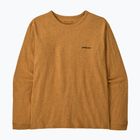 Women's longsleeve Patagonia P-6 Logo Responsibili-Tee LS dried mango
