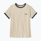 Women's T-shirt Patagonia Fitz Roy Foothills Ringer Tee undyed natural