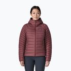Women's down jacket Patagonia Down Sweater Hoody dark ruby