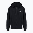 Men's sweatshirt Under Armour Flex Fleece Full Zip black/white