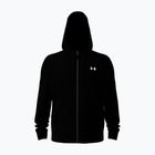 Men's sweatshirt Under Armour Flex Fleece Full Zip black/white