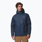 Women's 3-in-1 jacket Columbia Pulaski III Interchange collegiate navy