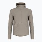 Men's running jacket HOKA Sky Glow Half Zip pebble grey