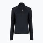 Women's running sweatshirt HOKA Skyform Half Zip black heather