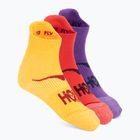 Socks HOKA No-Show Run Sock 3-pack egg yolk/cerise/virtual violet