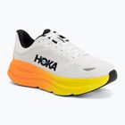 Men's running shoes HOKA Bondi 9 Wide white/neon tangerine