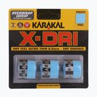 Squash racket wrap Karakal X-Dri Grip 3 pcs blue.