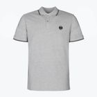 Men's polo shirt Pitbull West Coast Polo Slim Logo grey/melange