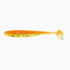 Relax Bass 3 Laminated rubber bait 4 pcs chartreuse-multi glitter orange BAS3