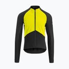 ASSOS Mille GT Spring Fall men's cycling sweatshirt black/yellow 11.30.344.32