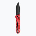 Travel knife TB Outdoor CAC Serration Manche Toxifie PA6 GF red