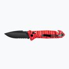 Travel knife TB Outdoor CAC Serration Manche Toxifie PA6 GF red