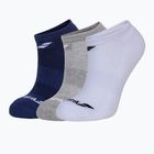 Babolat Invisible tennis socks 3 pairs white/ navy/grey 5UA1461