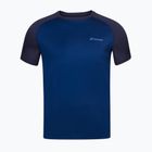 Men's Babolat Play Crew Neck estate blue tennis shirt