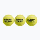 Babolat Court Padel balls 3 pcs yellow 501098