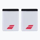 Babolat Logo Jumbo Wristband 2 pcs white/strike red