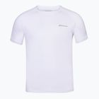 Men's Babolat Play Crew Neck T-shirt white/white