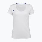 Children's T-Shirt Babolat Play Cap Sleeve Top Jr white/white