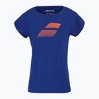 Babolat Exercise Cotton Jr children's t-shirt sodalite blue