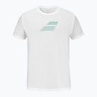 Babolat men's Exercise Big Flag t-shirt white/white