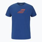 Babolat men's Exercise Big Flag t-shirt dark blue