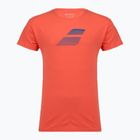 Babolat men's Exercise Big Flag t-shirt hot coral