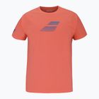 Babolat men's Exercise Big Flag t-shirt hot coral