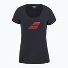 Women's Babolat Exercise Flag W black/black T-shirt