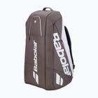 Tennis bag Babolat RH9 Pure Wimbledon 80 l white/dark beige