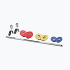 Barbell with weights Sveltus Kit Pump 8 kg multicolor