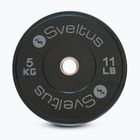 Olympic bumper weight Sveltus Training Olympic Disc 5 kg black