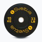 Olympic bumper weight Sveltus Training Olympic Disc 15 kg black