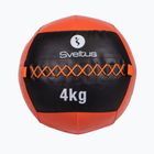 Sveltus Wall Ball 4 kg black/red