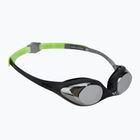 Children's swimming goggles arena Spider JR Mirror black/silver/green