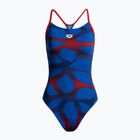 Women's one-piece swimsuit arena Spider Booster Back One Piece blue 000060/724