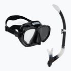 Arena Premium Snorkeling Set black/clear/black