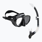 Arena Premium Children's Snorkeling Set Jr black/clear/black