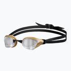 Arena swimming goggles Cobra Core Swipe Mirror silver/gold 003251/530