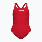 Children's one-piece swimsuit arena Team Swim Pro Solid red/white