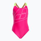 Children's one-piece swimsuit arena Swim Pro Back Logo pink 005539/760