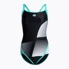 Women's one-piece swimsuit arena Icons Super Fly Back Logo black 005655