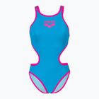 Women's one-piece swimsuit arena One Biglogo One Piece turquoise/fluo pink