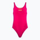 Women's one-piece swimsuit arena Team Swim Tech Solid red 004763/960