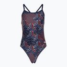 Women's one-piece swimsuit arena Kikko Pro Swimsuit Challenge Back navy/team redwhiteblue